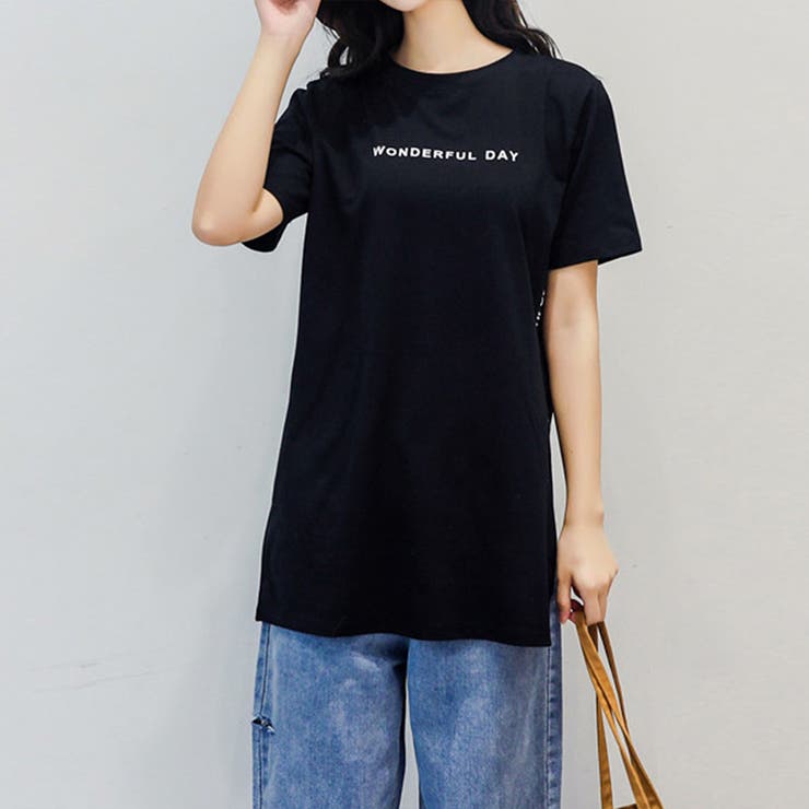 ロゴtシャツ レディース 半袖カジュアル | Miniministore | 詳細画像5 