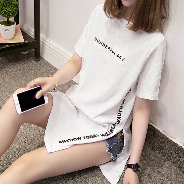 ロゴtシャツ レディース 半袖カジュアル | Miniministore | 詳細画像9 