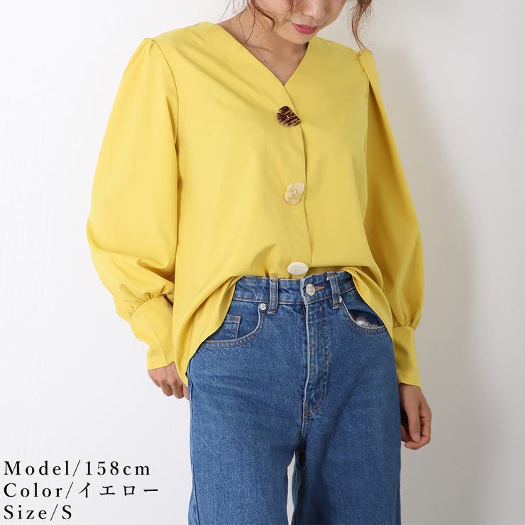 スキッパー ブラウス レディース | Miniministore | 詳細画像14 