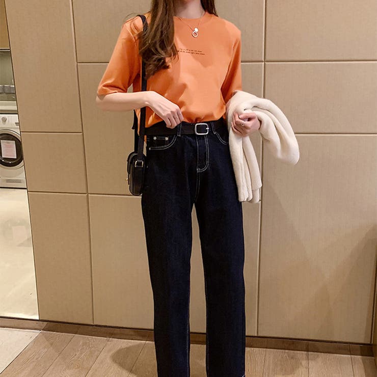 MARANI JEANS 売れ筋商品|||マラーニ ジーンズ Tシャツ トップス レディース Tops Orange 楽天市場】トップス Tシャツ カットソー レディース 綿100