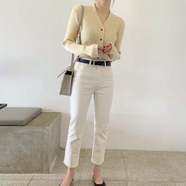 リブニットカーディガン レディース 秋冬 | Miniministore | 詳細画像7 