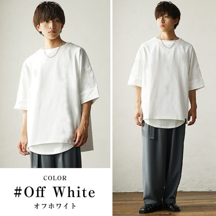 未使用品】off-whiteオフホワイト Tシャツ メンズ ビッグT - Tシャツ