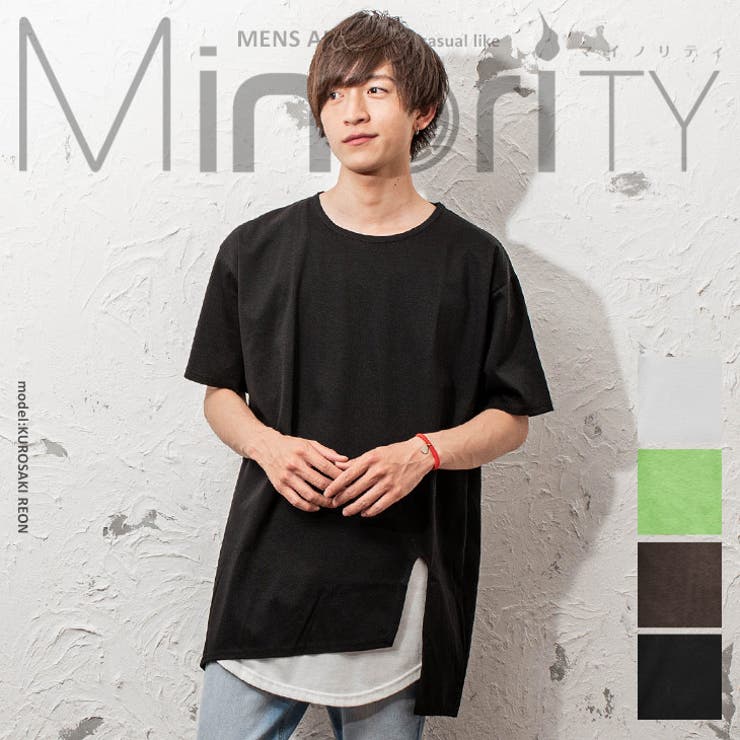 ロング丈 Tシャツ メンズ 品番 Iy Minority マイノリティ のメンズファッション通販 Shoplist ショップリスト