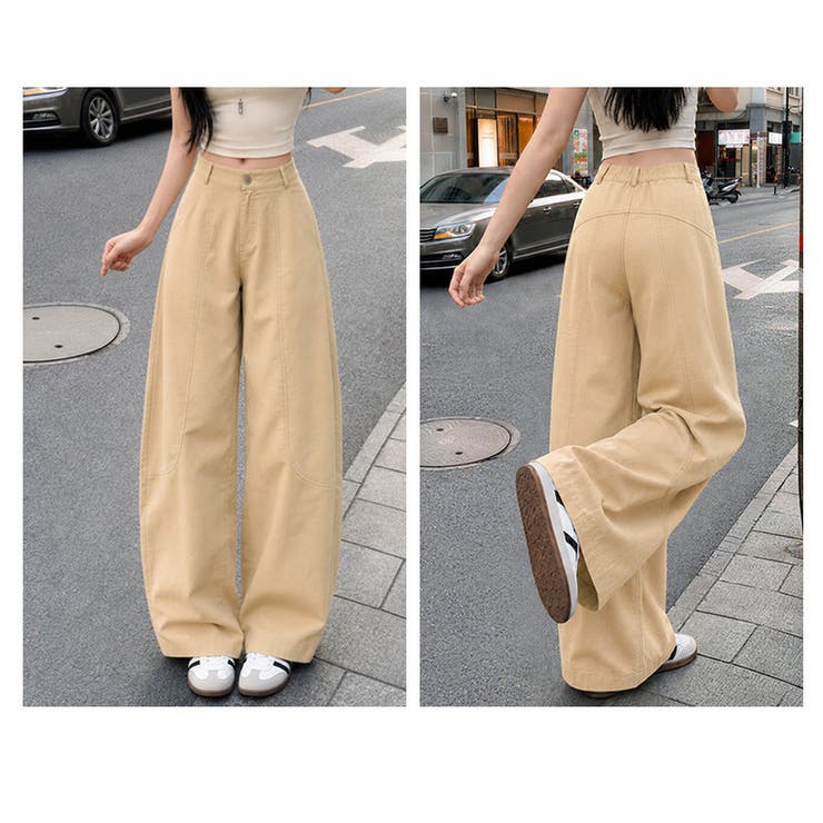 カーブパンツ レディース ワイドパンツ | misweddy | 詳細画像16 
