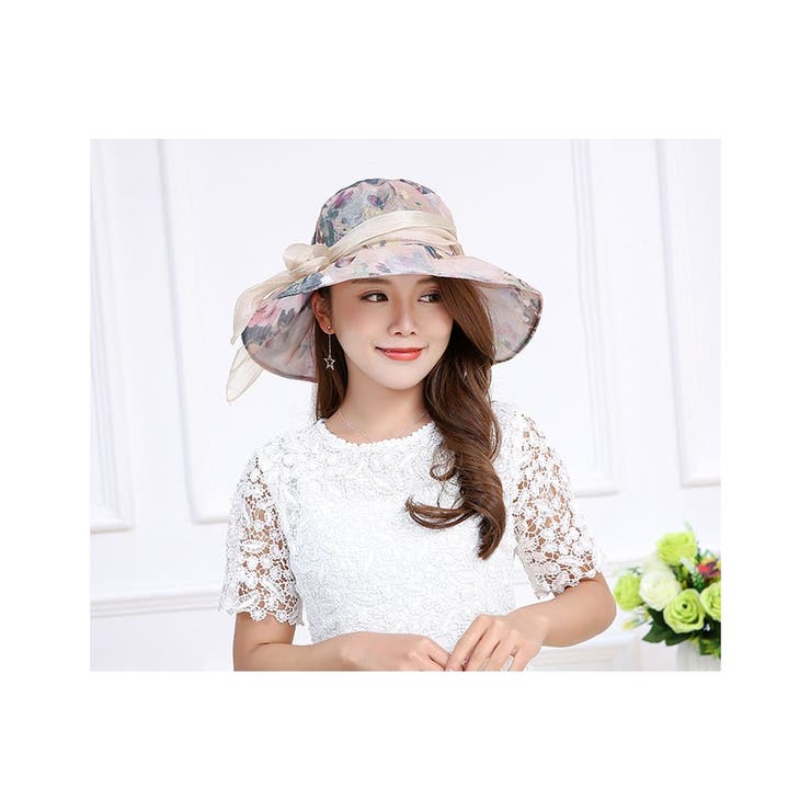 つば広ハット レディース 折りたたみ UV対策 | ミスウェディー | 詳細画像3 