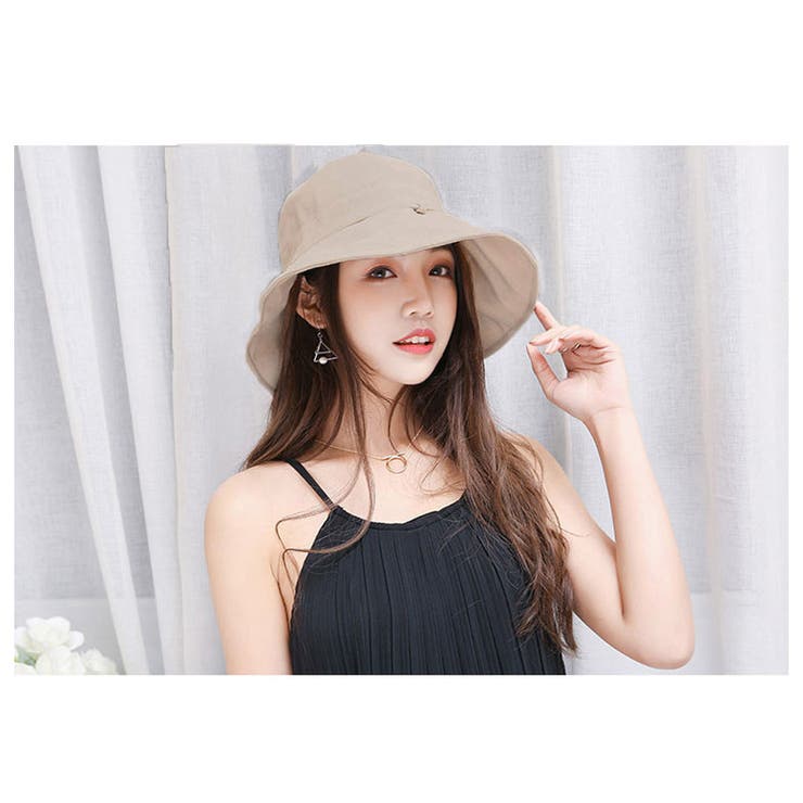 レディース つば広 折り畳み UV帽子 | ミスウェディー | 詳細画像3 