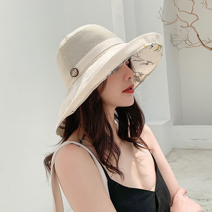 帽子 レディース 春夏 UVカット つば広 小顔 | ミスウェディー | 詳細画像3 