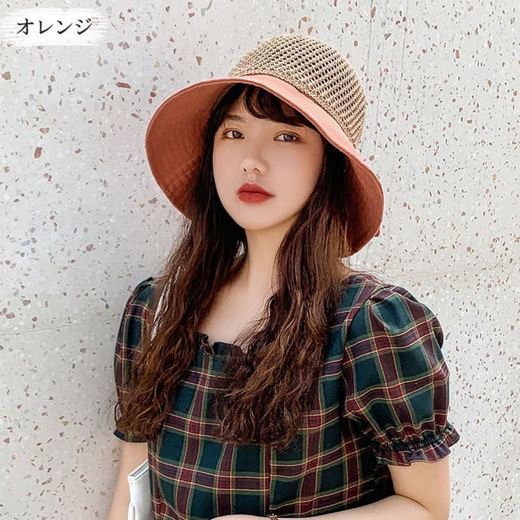 麦わら帽子 レディース UV 折りたたみ つば広 | ミスウェディー | 詳細画像10 