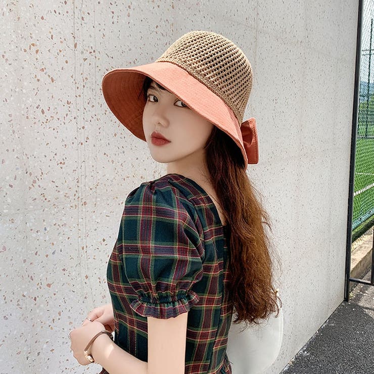 麦わら帽子 レディース UV 折りたたみ つば広 | ミスウェディー | 詳細画像11 