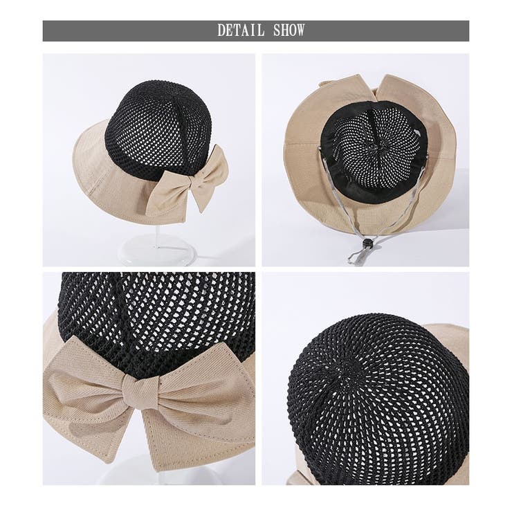 麦わら帽子 レディース UV 折りたたみ つば広 | ミスウェディー | 詳細画像15 