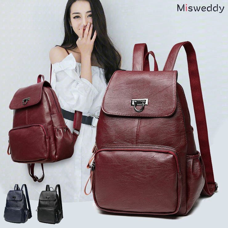 レディース 羊革リュック 大容量 通勤 | ミスウェディー | 詳細画像1 
