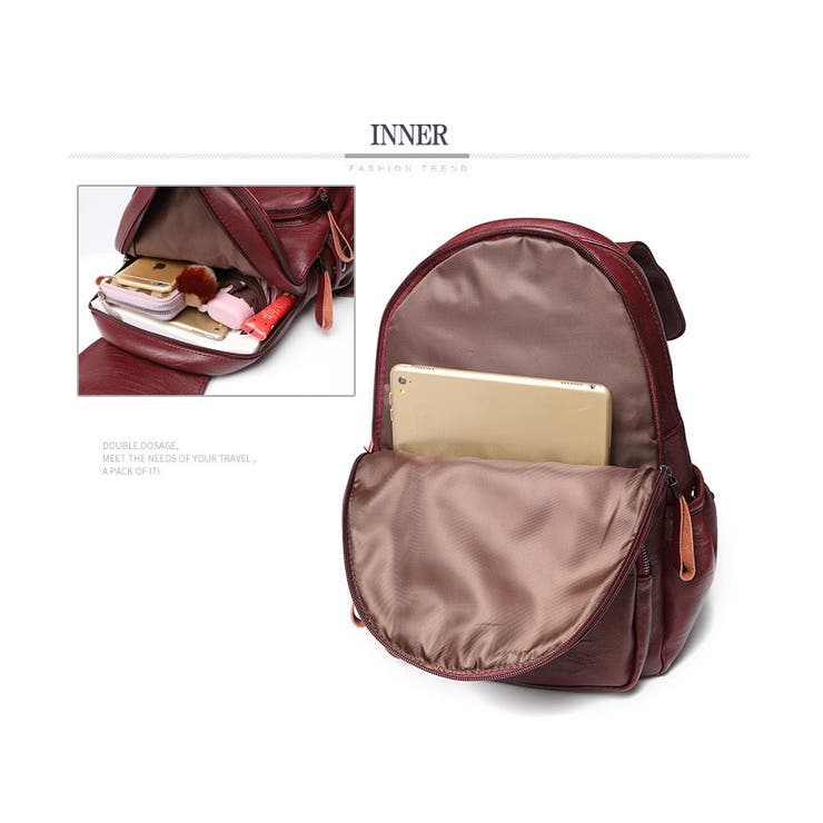 レディース 羊革リュック 大容量 通勤 | ミスウェディー | 詳細画像9 