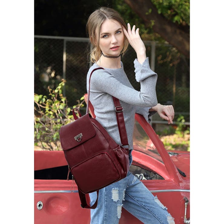 レディース 羊革リュック 大容量 通勤 | ミスウェディー | 詳細画像3 