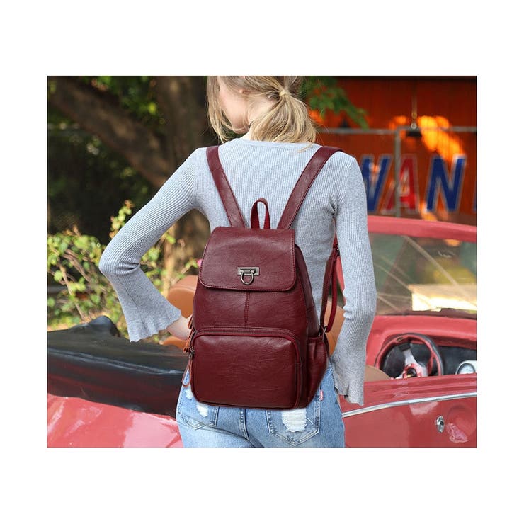 レディース 羊革リュック 大容量 通勤 | ミスウェディー | 詳細画像4 