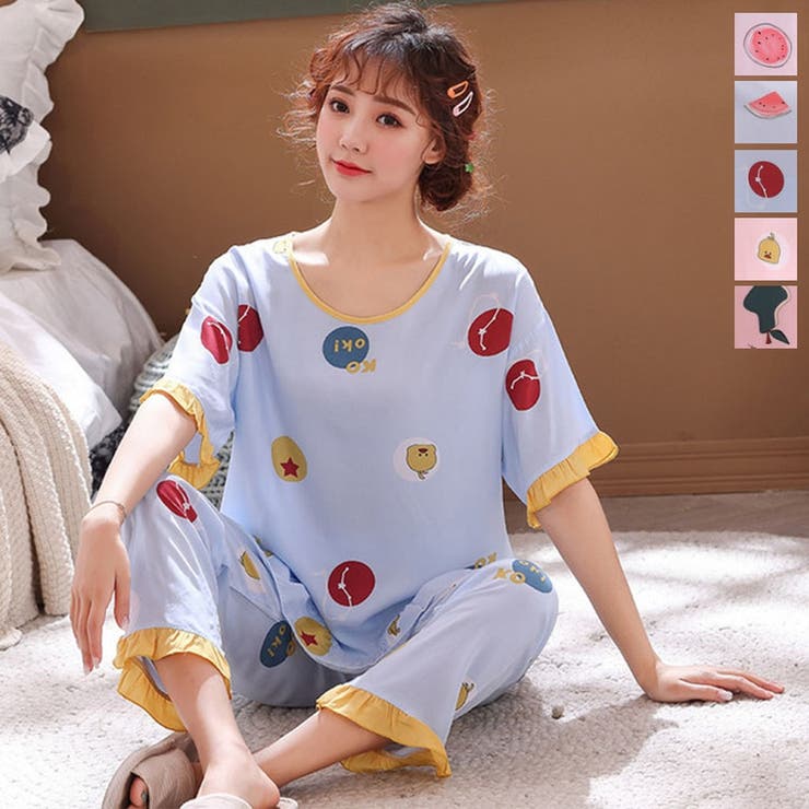 colorA | ルームウェア 春 夏 レディース 上下セット セットアップ | ミスウェディー