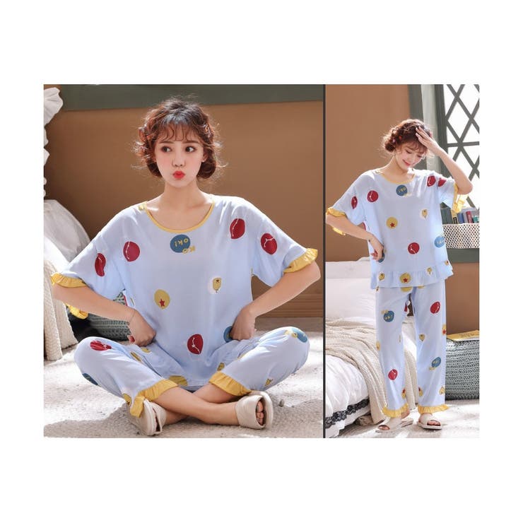 ルームウェア 春 夏 レディース 上下セット セットアップ | ミスウェディー | 詳細画像3 