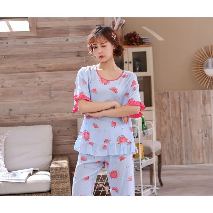 colorC | ルームウェア 春 夏 レディース 上下セット セットアップ | ミスウェディー