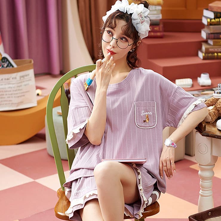 春夏 新作 ルームウェア レディース 上下セット | ミスウェディー | 詳細画像3 