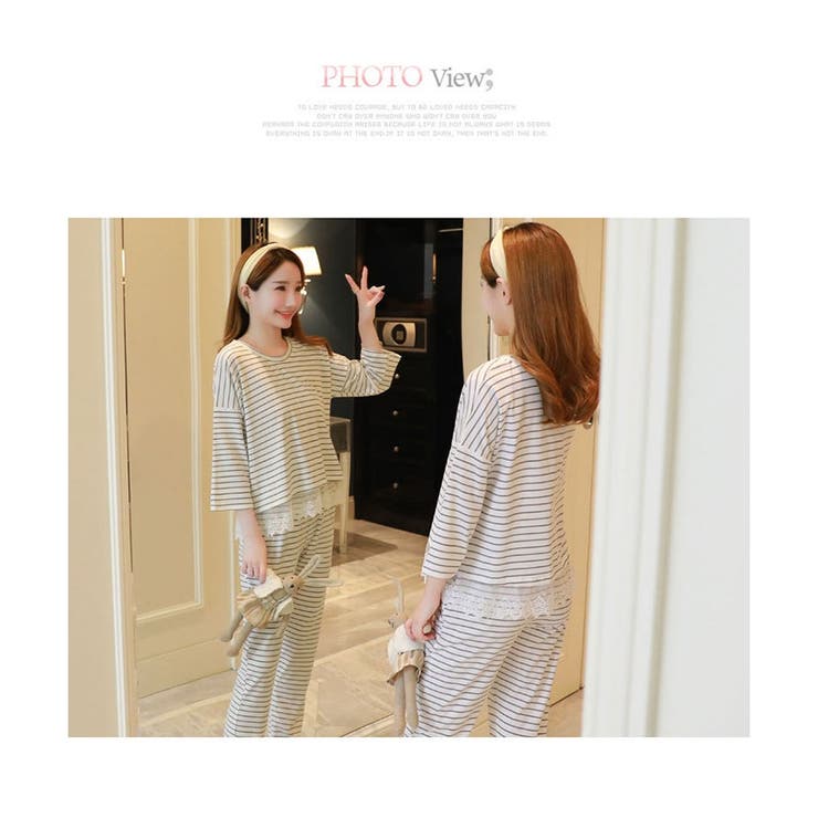 パジャマ 春 ルームウェア レディース 上下セット | ミスウェディー | 詳細画像2 