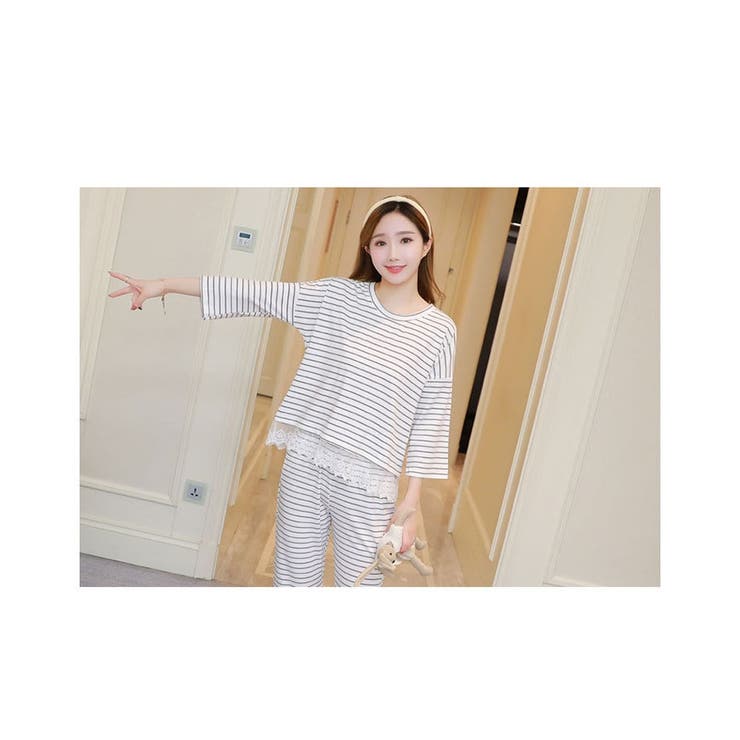 パジャマ 春 ルームウェア レディース 上下セット | ミスウェディー | 詳細画像4 