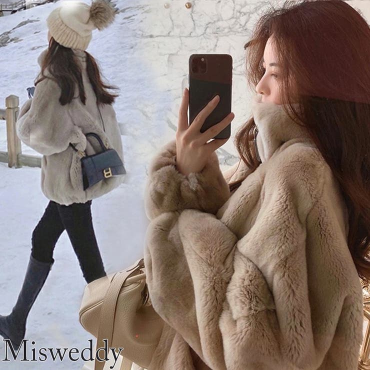 ファーコート コート レディース | ミスウェディー | 詳細画像1 