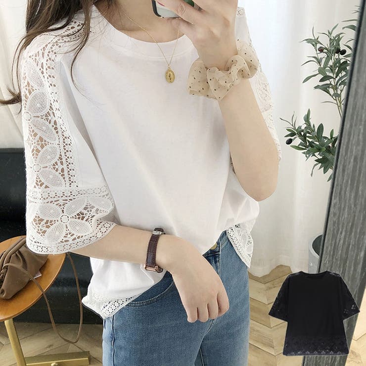 ホワイト | レディース トップス 半袖 | ミスウェディー