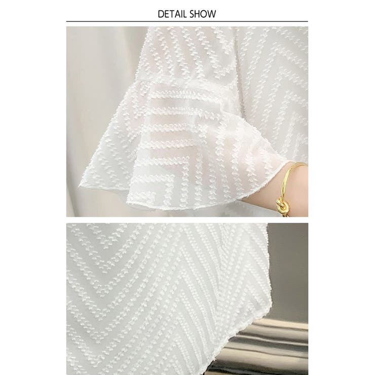 シフォントップス シフォン ブラウス | ミスウェディー | 詳細画像9 