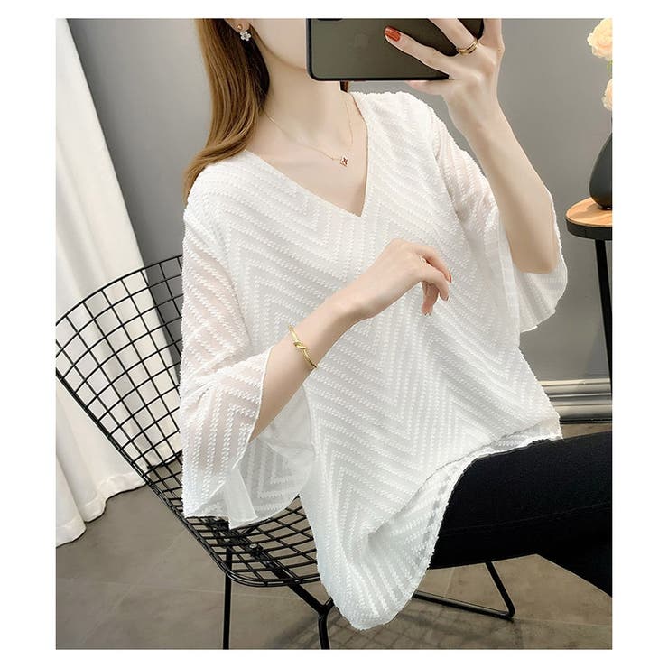 シフォントップス シフォン ブラウス | ミスウェディー | 詳細画像2 