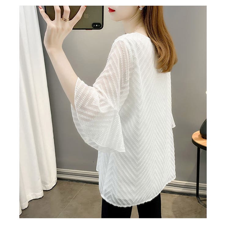 シフォントップス シフォン ブラウス | ミスウェディー | 詳細画像5 