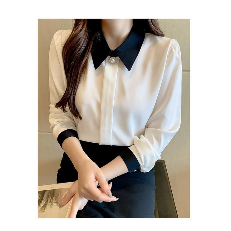 シャツ トップス レディース 長袖 シャツブラウス | ミスウェディー | 詳細画像3 