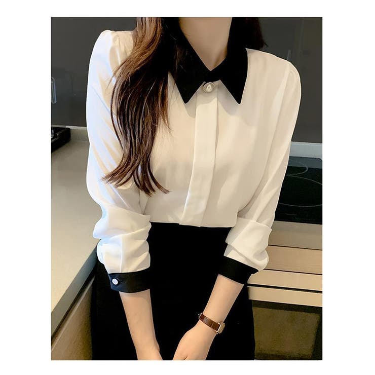 シャツ トップス レディース 長袖 シャツブラウス | ミスウェディー | 詳細画像4 