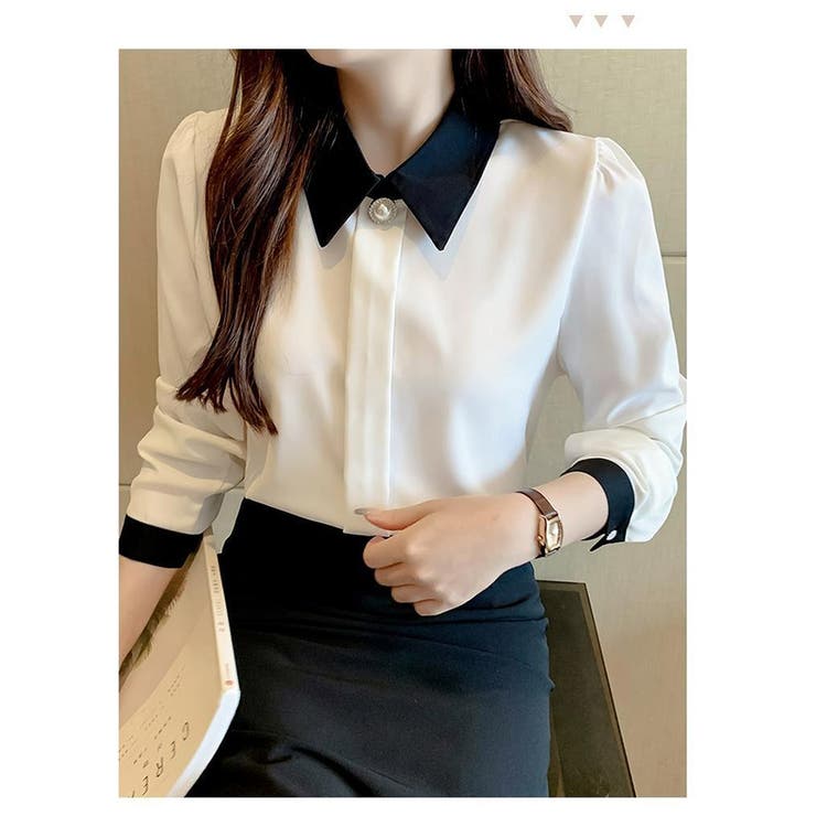 シャツ トップス レディース 長袖 シャツブラウス | ミスウェディー | 詳細画像5 