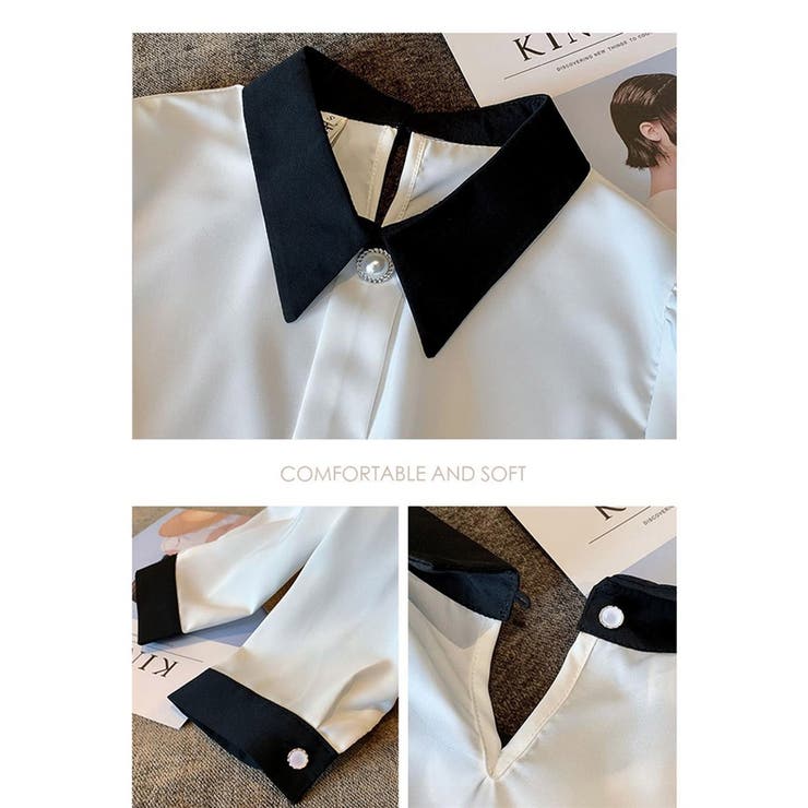 シャツ トップス レディース 長袖 シャツブラウス | ミスウェディー | 詳細画像8 