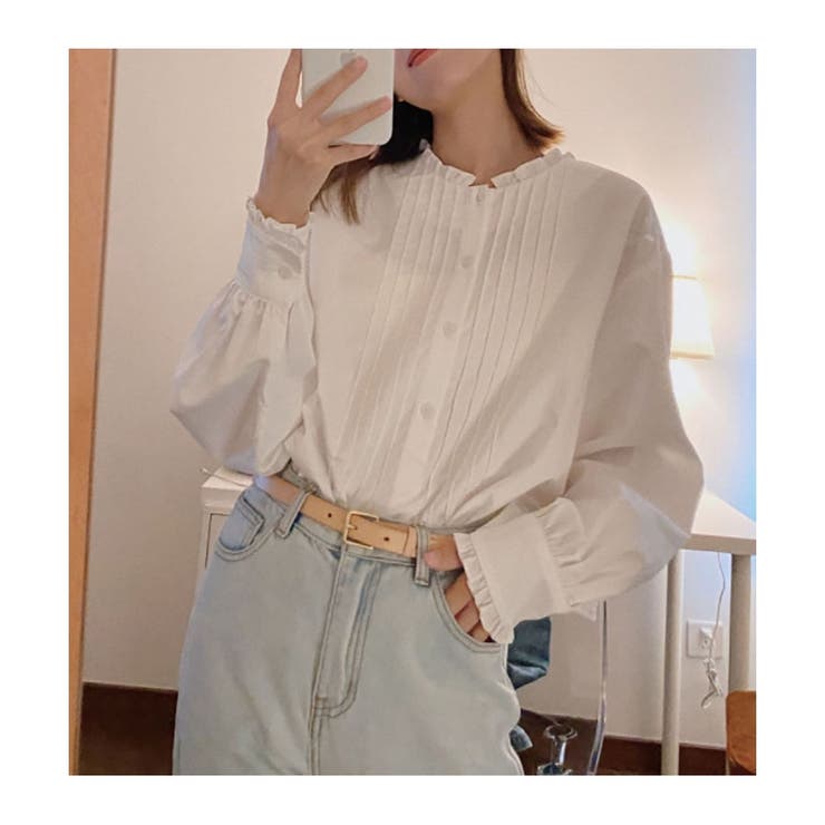 フリル ブラウス 春 | ミスウェディー | 詳細画像3 