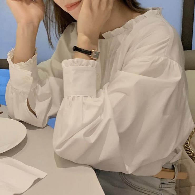 フリル ブラウス 春 | ミスウェディー | 詳細画像4 