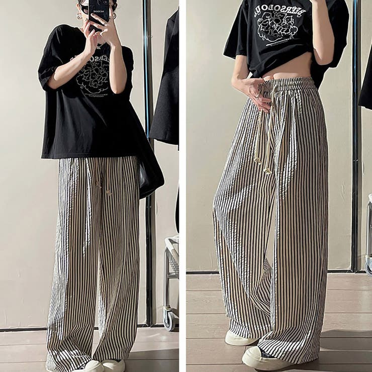 ワイドパンツ レディース リラックスパンツ | ミスウェディー | 詳細画像8 