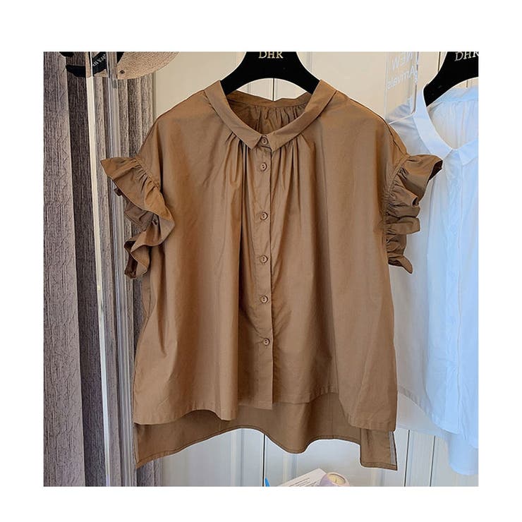 ボリューム袖 ブラウス レディース 半袖 フリル | ミスウェディー | 詳細画像13 