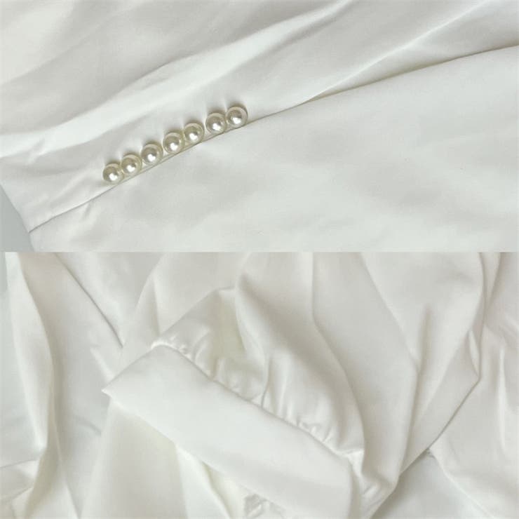 トップス パール付きブラウス Vネック | ミスウェディー | 詳細画像14 