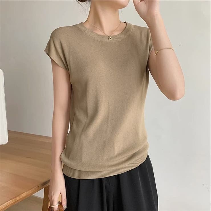 ノースリーブ ニット トップス | ミスウェディー | 詳細画像8 