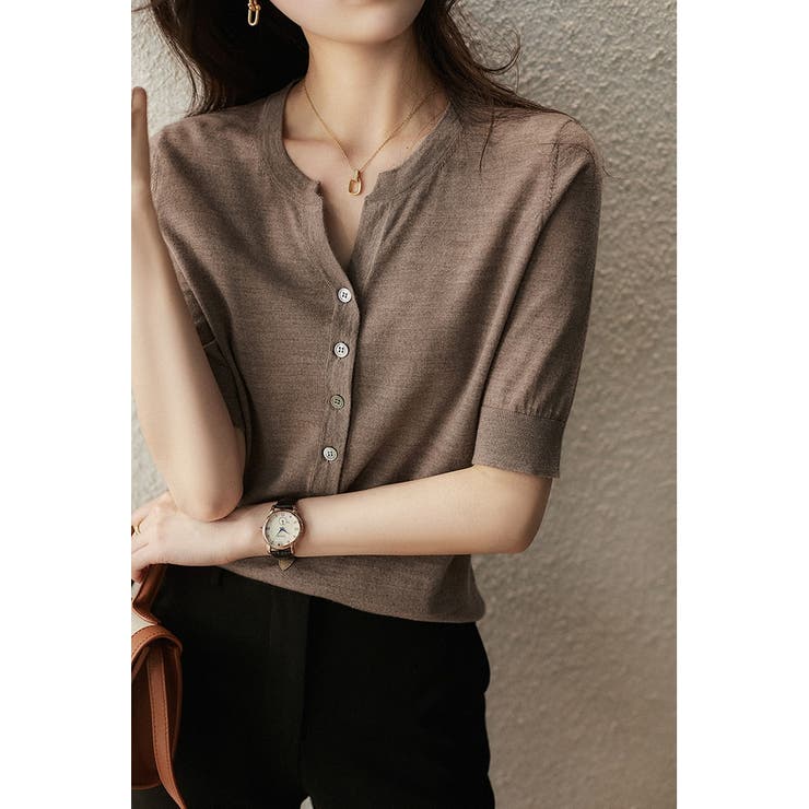 ニット レディース 半袖 | ミスウェディー | 詳細画像8 