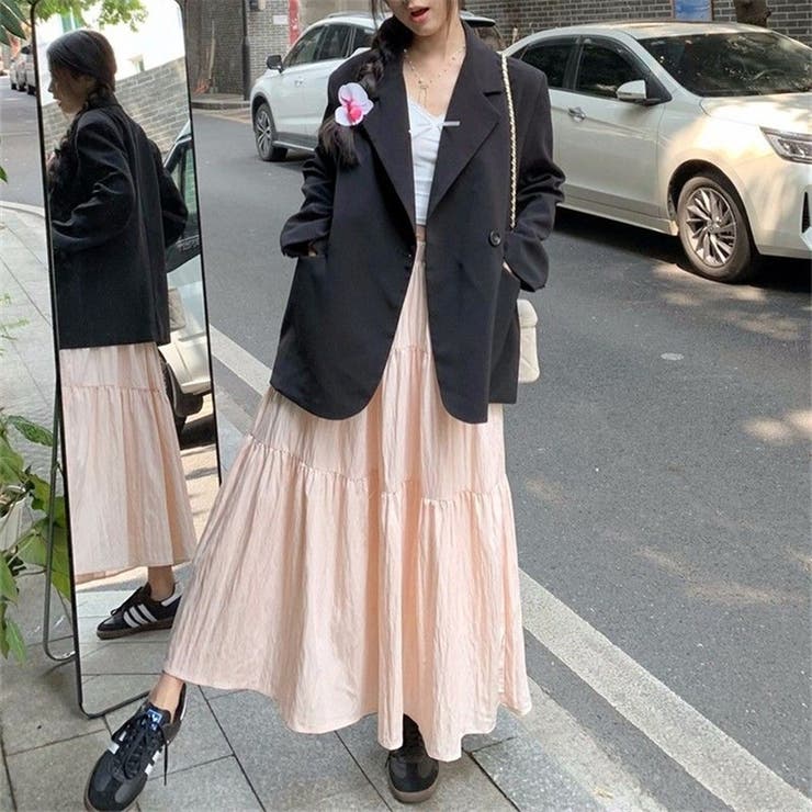 ピンク | ロングスカート レディース 夏 | ミスウェディー