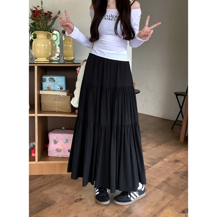 ロングスカート レディース 夏 | ミスウェディー | 詳細画像15 