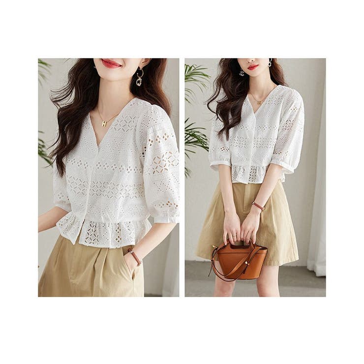 レースブラウス レディース ショート丈 | ミスウェディー | 詳細画像7 