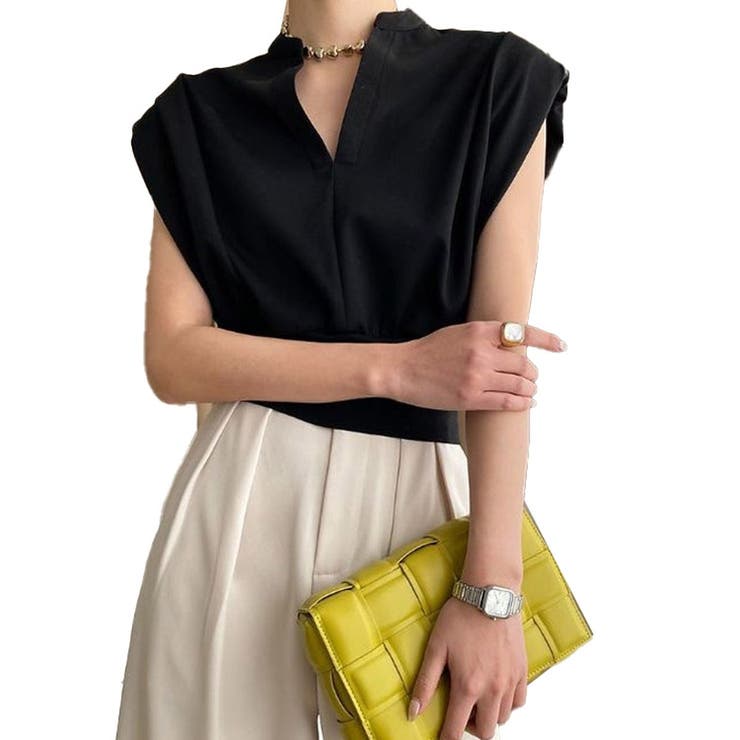 大人カジュアル フレンチスリーブ プルオーバー | ミスウェディー | 詳細画像1 