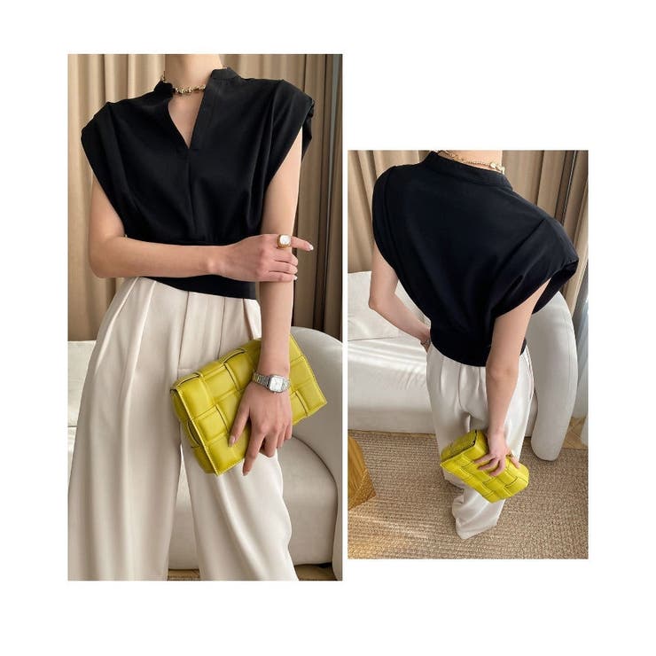 大人カジュアル フレンチスリーブ プルオーバー | ミスウェディー | 詳細画像4 