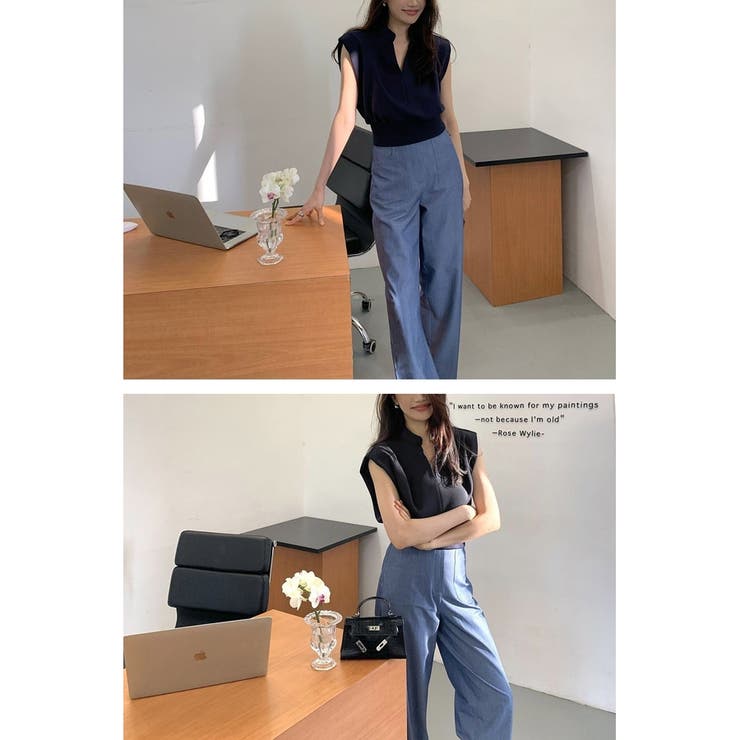 大人カジュアル フレンチスリーブ プルオーバー | ミスウェディー | 詳細画像6 