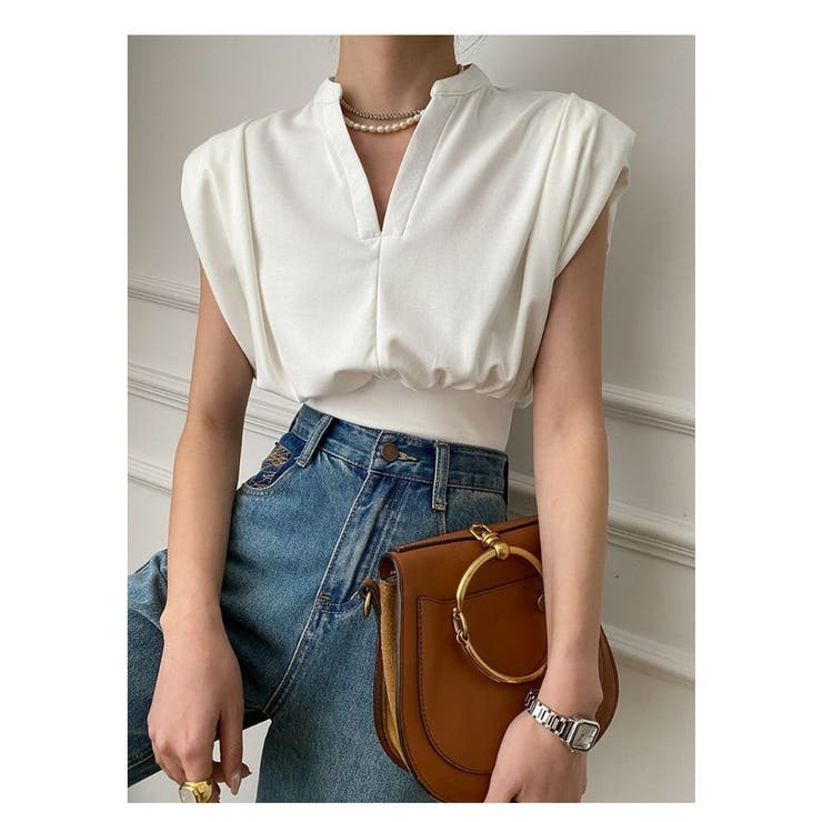 大人カジュアル フレンチスリーブ プルオーバー | ミスウェディー | 詳細画像8 