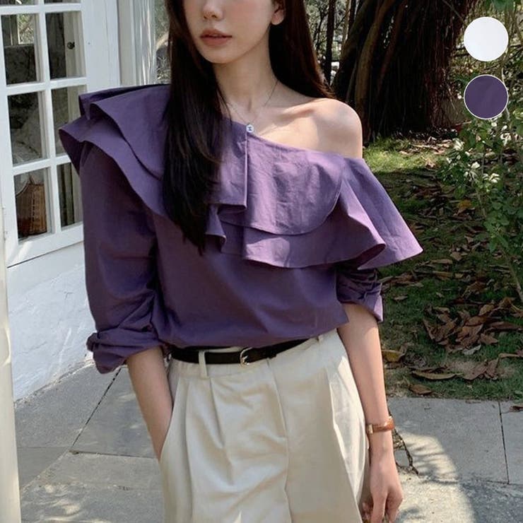 正規品 新品未使用タグ付き リトルスージー アシンメトリーTシャツ