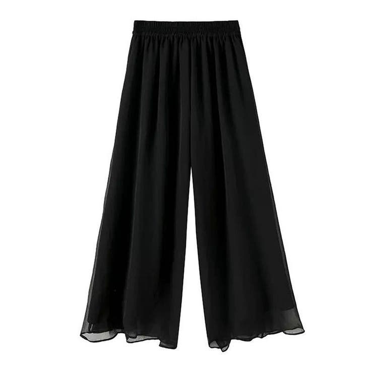 ワイドパンツ ガウチョパンツ ふんわり | ミスウェディー | 詳細画像10 