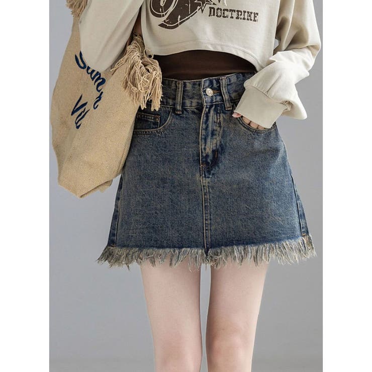 【BOTTEAGA】ゴデット ディテール ミニスカート フルイド ゴデット ミニスカート | Maison Kitsuné